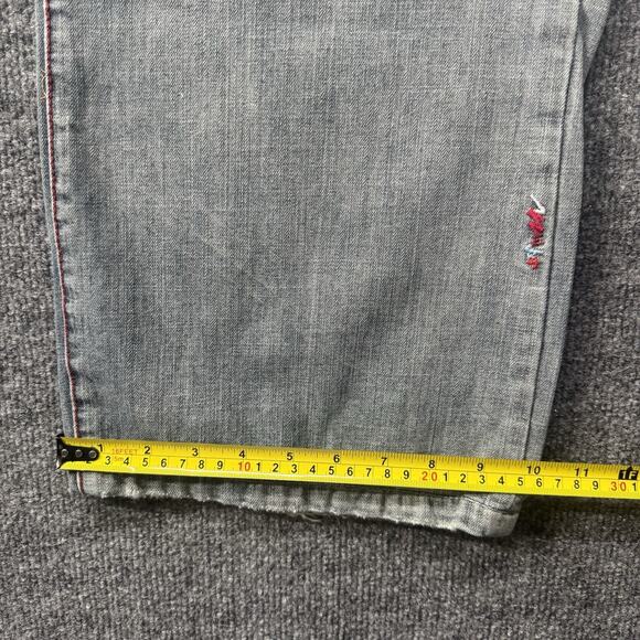Vintages Y2K COOGI Big Embroidered Denim Jeans Baggy Hip Hop Wash Denim Sz 38x34 - Picture 9 of 9